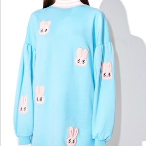 Lazy Oaf Bunny Sweater Dress